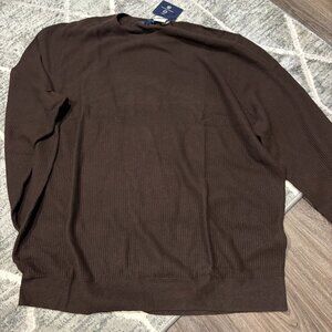 Joseph Abboud Textured Crewneck Sweater